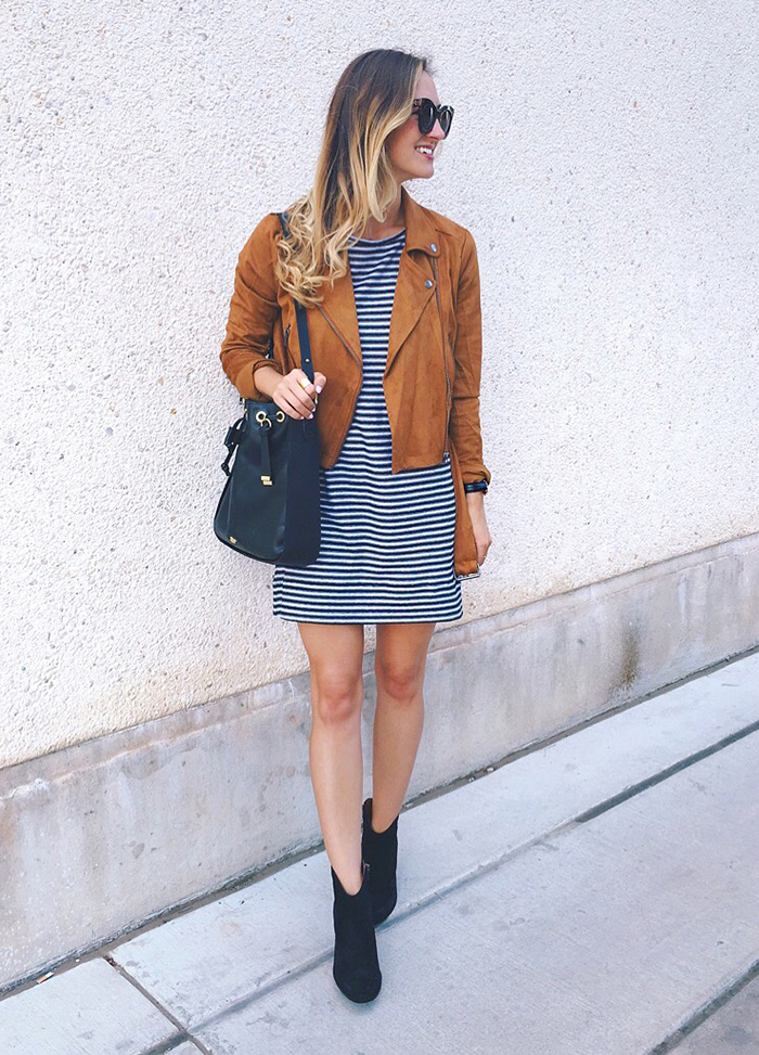 livvyland-blog-olivia-watson-austin-texas-fashion-blogger-fall-outfit-style-striped-dress-suede-moto-jacket