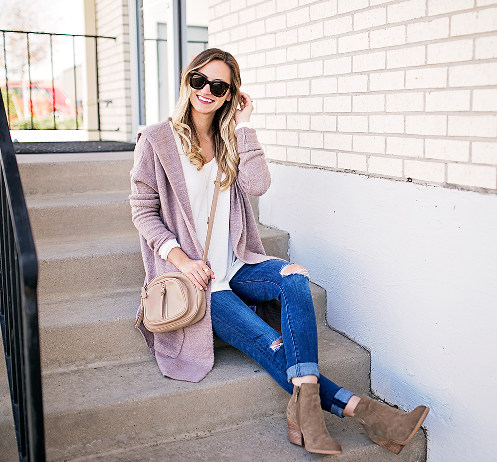 livvyland-blog-olivia-watson-blush-pink-dusty-rose-cardigan-sweater-free-people-thermal-top-cozy-light-layers-nordstrom-fall-outfit-2