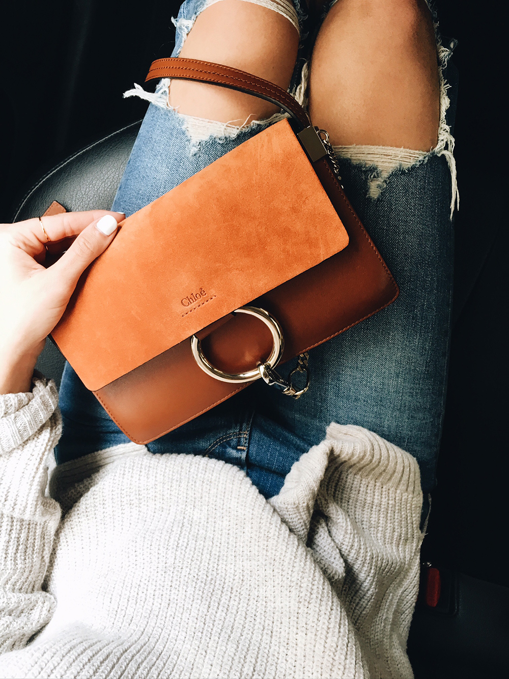 livvyland-blog-olivia-watson-instagram-roundup-december-cozy-chloe-faye-handbag-austin-texas-fashion-blogger-tan-mini-sweater-levi-jeans