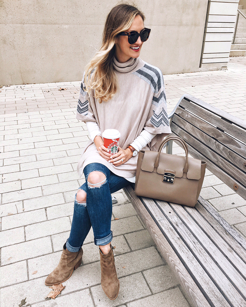 livvyland-blog-olivia-watson-instagram-roundup-december-cozy-splendid-la-poncho-classic-chic-outfit