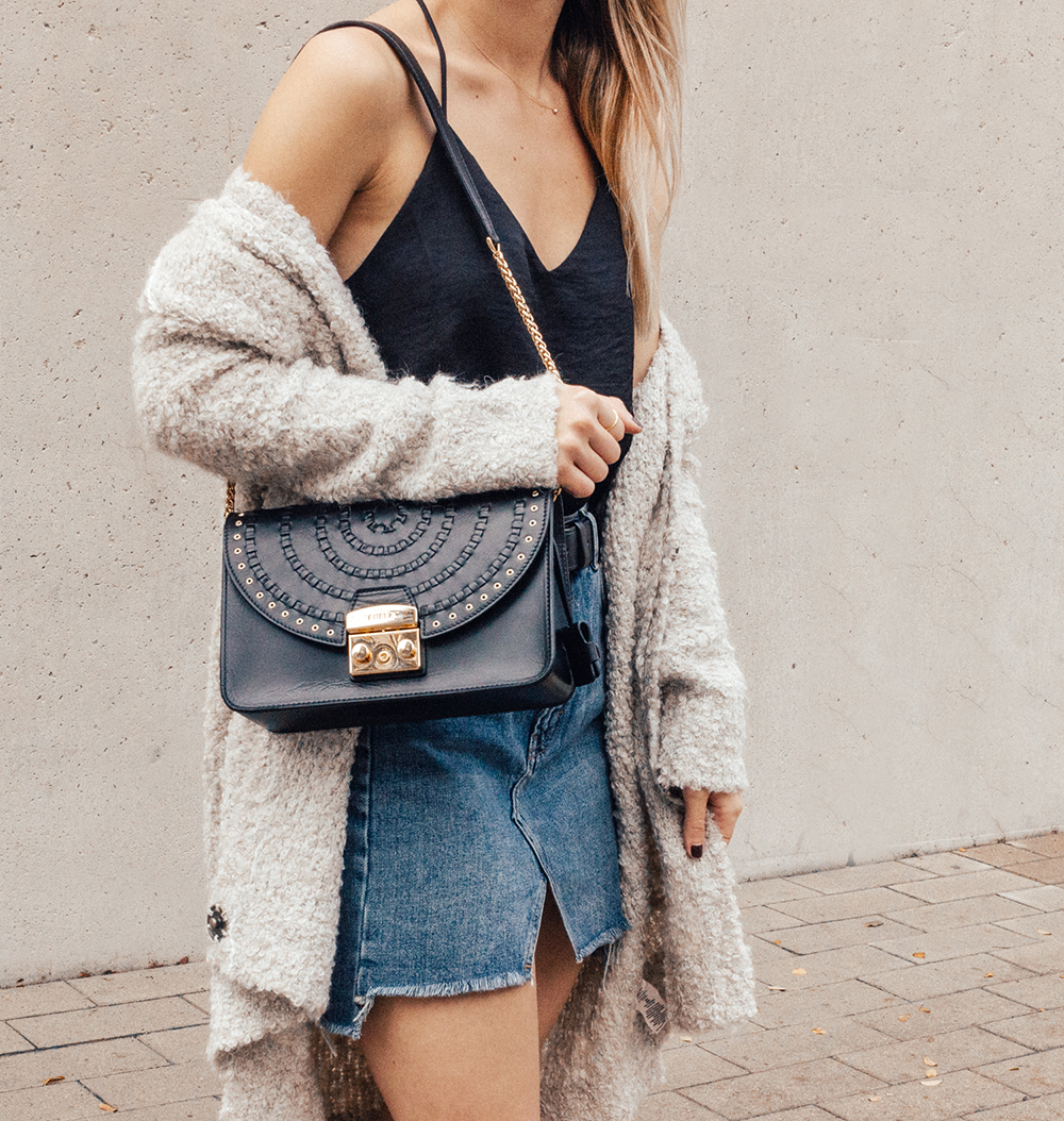 livvyland-blog-olivia-watson-denim-skirt-silk-cami-furla-black-handbag-vans-slip-on-sneakers-2