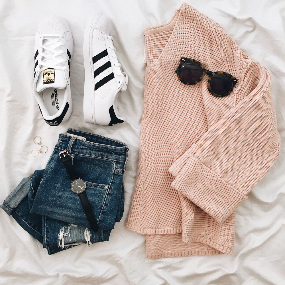 olivia-watson-livvyland-blog-adidas-sneakers-outfit-idea-free-people-pink-sweater